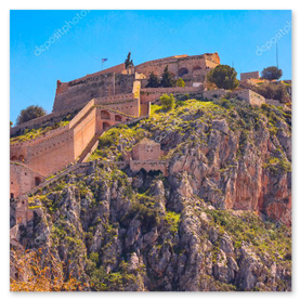 Θέα από το Παλαμήδι στο Ναύπλιο